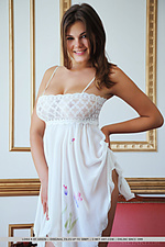 Newcomer lora n dazzles us with her voluptuous body with sun-kissed skin, puffy large breasts, and her charming smile.